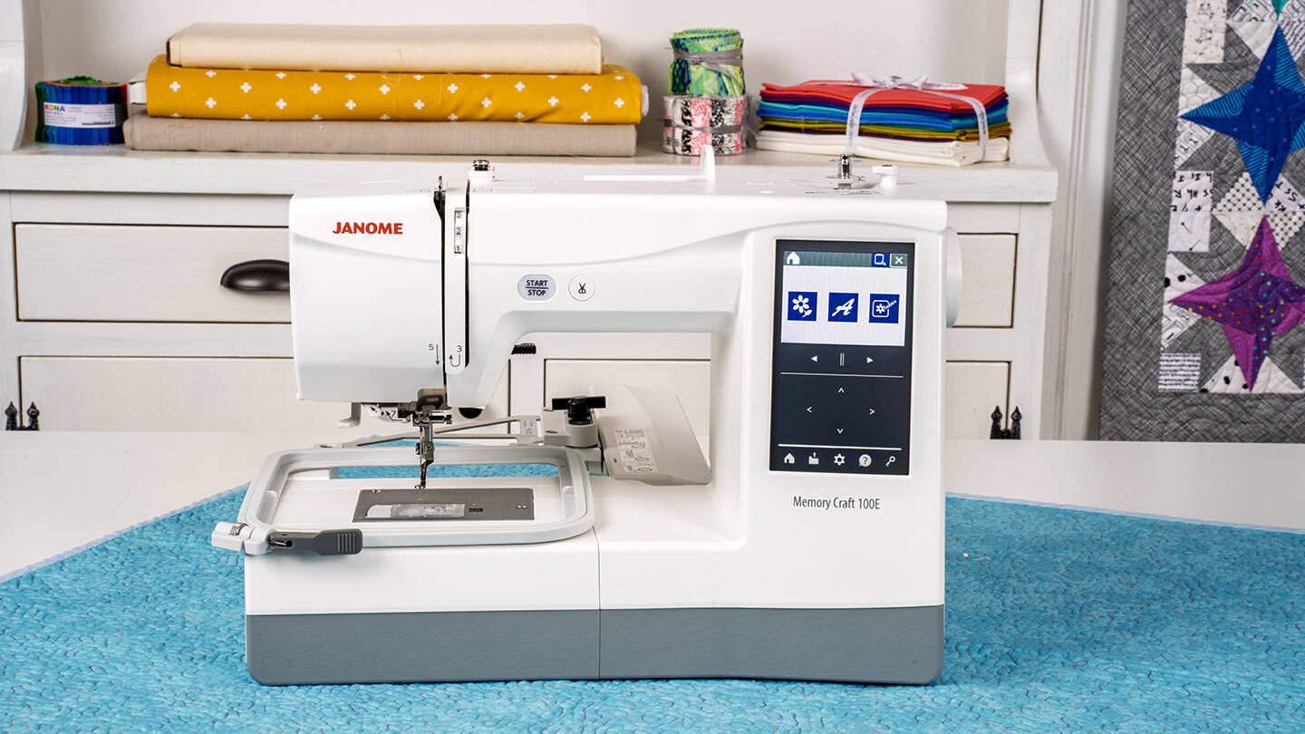 JANOME ジャノメ 「Memory Craft 100E」 刺しゅうミシン JANOME 